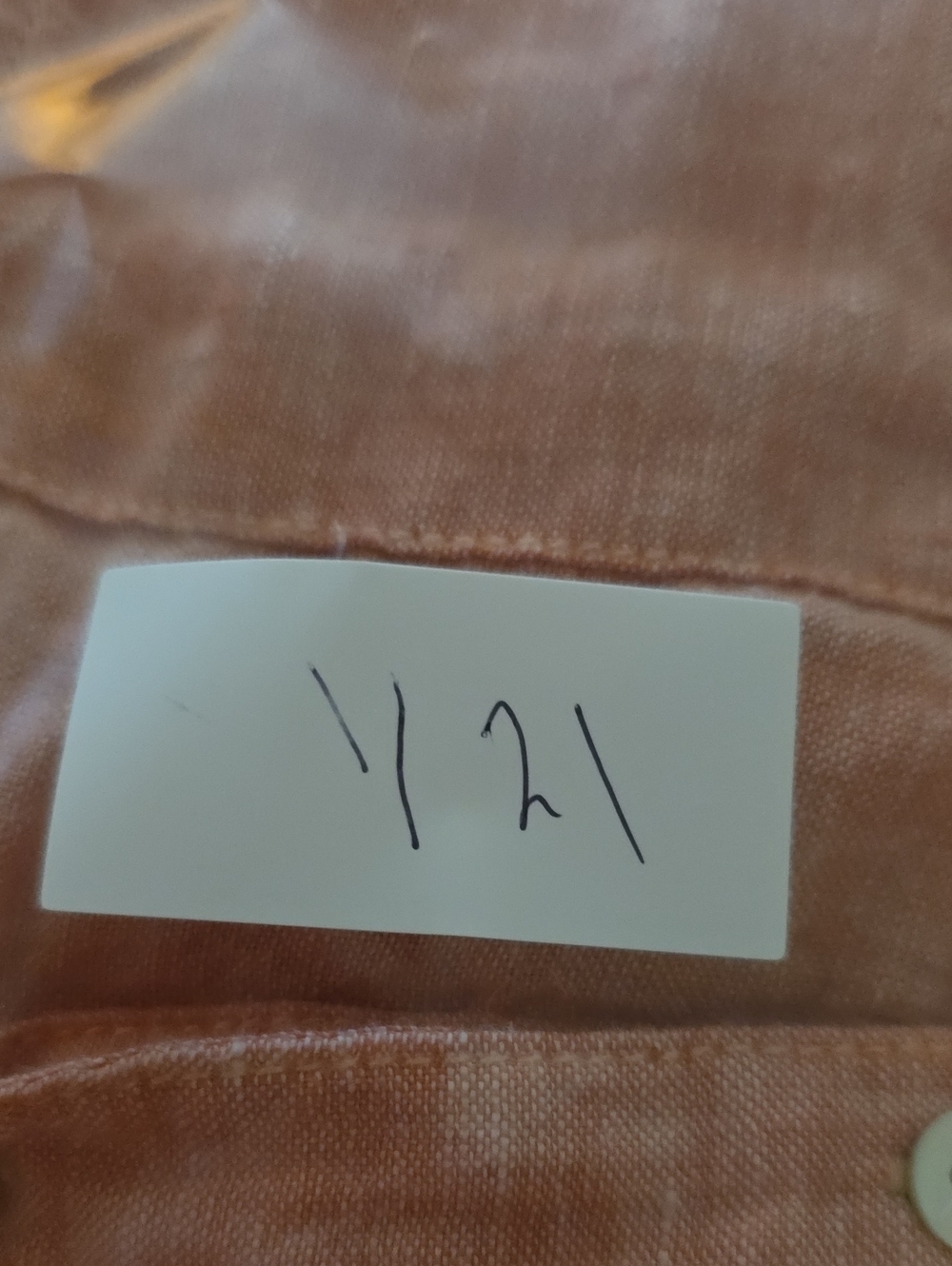 C&C California Coral 100% Linen Button-Down Shirt Size Large - Picture 6 of 6